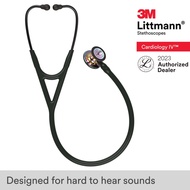 3M Black Tube, High Rainbow Finish Chespiece, Smoke Stem Cardiology IV 6240, 3M Littmann Stethoscope