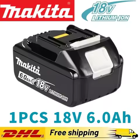Original Makita 6Ah/5Ah for Makita 18V Battery BL1830B BL1850B BL1850 BL1840 BL1860 BL1815 Replaceme