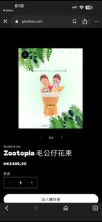 正品 Zootopia 毛公仔花束