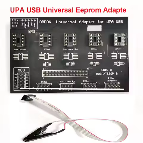 UPA USB 1.3 Universal Eeprom Adapter for UPA ECU Programmer S I2C/SPI Microwire Eeprom-Programming