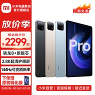 小米平板6 Pro 11英寸2.8K屏 骁龙8+ XiaomiPad6办公学习学生游戏二合一平板电脑 远山蓝 8GB+128GB