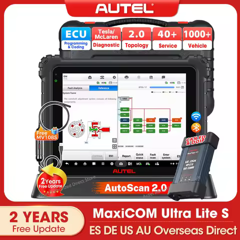 Autel MaxiCOM Ultra Lite S Intelligent Scanner Top Diagnostic Tools ECU Programming Automotive Scann