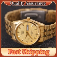 Seiko steel Gold couple watch autosecond waterproof#SEK40