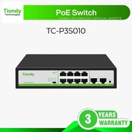 Tiandy TC-P3S010 Network PoE Switch 8 Port SPEC:F/0820/AT/90 - 3 Year Warranty poe switch network sw