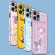 [Spicy Rabbit Head iPhone 13 Pro Max Cartoon Back Side Sticker Hello Kitty 12 Winnie Kuromi Camera Protector