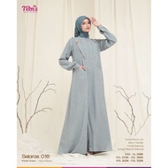 Gamis Syari Premium GAMIS NIBRAS SELARAS 018 GAMIS SYARI KEKINIAN GAMIS BAHAN ADEM & NYAMAN GAMIS NI