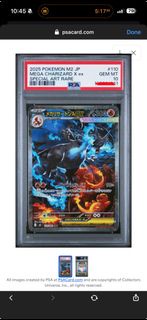 M2 psa 10 黑噴火龍| Mega Charizard Ex
