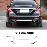 Rear Bumper Chrome Plating Chromium Trim Spoiler Diffuser A2138857001 A2138856601 For Mercedes Benz 