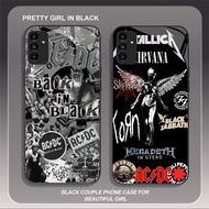 HK-41 Rock ACDC Glass Glass Casing for Samsung A14 A04S S21 FE A15 A35 A25 A24 A34 A54 A05S M15 A55 