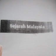 stpm nota sejarah Malaysia sem3 （preloved