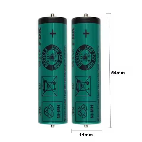 2PCS 1.2V 1200mAh Battery For Panasonic ER121 ER507 ER204 ER2031 ER230 ER160 ER161 ER1511 ER1610 ER1