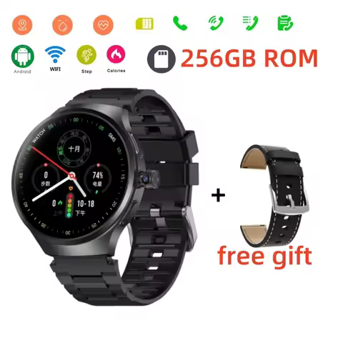 Sports VP50 Smart Watch 4G Android 10.0 APP Download Google Play Store 800W Rotating camera GPS WIFI