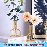 [1Box] Nordic Metal Gold Vase Home Decor | Home Living Elegant | Metal Gold Vase Flower | Pasu Emas Elegan - smartkidz