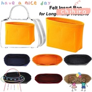 CHIHIRO Insert Bag, Storage Bags Bucket Bag Liner Bag, Felt Multi-Pocket Travel Bag Organizer for Longchamp ROSEAU