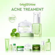 Glad2Glow Acne Treament Centella Salicylic Acid Power Clear Barrier Anti Acne Moisturizer Cream Faci