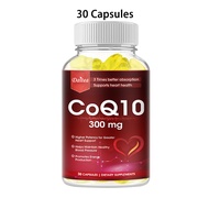 Suplemen Koenzim Q10 300 mg - Pendukung Jantung dan Kardiovaskular Peningkat Energi 120 Kapsul.