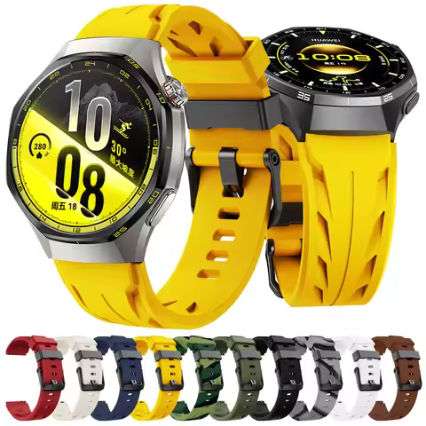 22mm Wrist Strap For HUAWEI WATCH GT 7 Pro/GT Runner 2 Silicone Band For HUAWEI WATCH GT7 GT6 GT5 46
