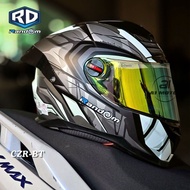หมวกกันน็อค RD รุ่น CZR BT ลายTransformers  แถมชิวดำ 1แผ่น รองรับการติดบลูทูธ ถอดซักได้ หมวกกันน็อคเ