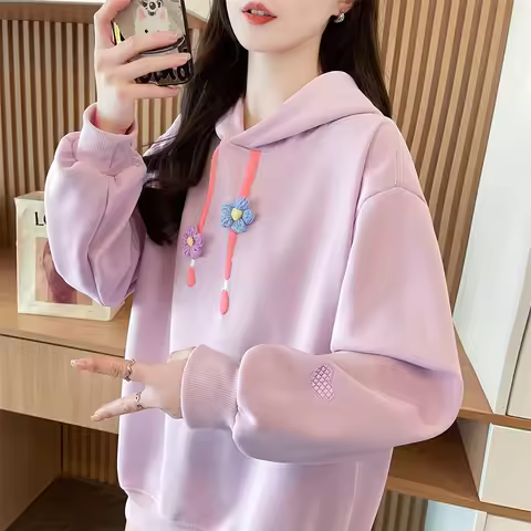 Hooded Hoodies Zip Up Woman Y2K Japanese 2000S Shoujo Girl Aesthetic Fashion Alt Vintage Himekaji Pu