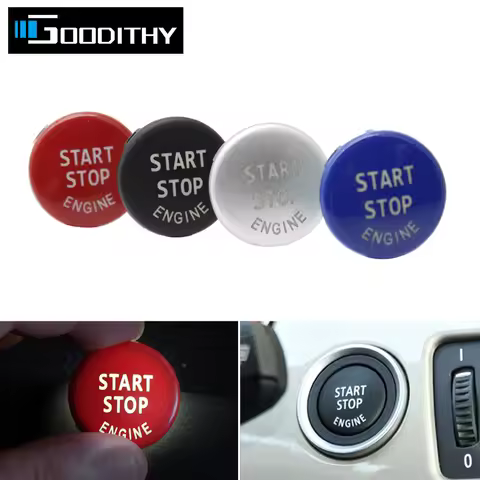 Car Engine Start Stop Button Replace Switch Cover Accessorie Key Decor For BMW 3S X1 X5 X6 Z4 E70 E7