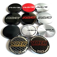 4pcs 56mm RAYS Car Wheel Center Hub Caps Universal ABS Vehicle Tyre Tire Rim Cover for Rays Volk rim