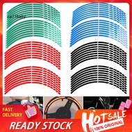 【Ready Stock】16Pcs Car Motorcycle Bicycle Wheel Rim Reflective Sticker Tape Strip Decal Decor