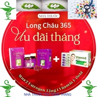 Combo 2 hộp viên uống Estrogen Eva tặng 1 hộp Vitamin E gold 30 viên (E+C) . Viên uống Estrogen EVa 