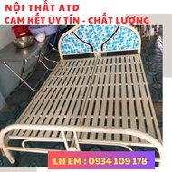 Giường sắt phòng trọ giá rẻ- giường lắp ráp gấp gọn gia đình 1m8-1m6-1m4-1m2-1m-80cm dài 2m hcm