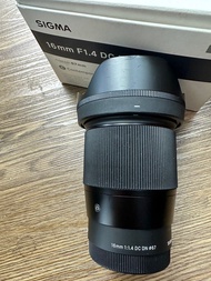 Sigma 16mm f1.4 DC Sony E APSC 16 1.4
