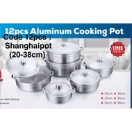 Aluminium Shanghai pot 20cm-38cm
