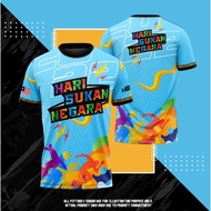 Hari Sukan Negara 2022 Sublimation Tshirt | Baju Hari Sukan Negara