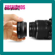 FBDS GloryStar 0,45 X Weitwinkel Objektiv + Makro Objektiv Für Canon EOS 350D/ 400D/ 450D/ 500D/ 1000D/ 550D/ 600D/ 1100D Nikon DFBSW