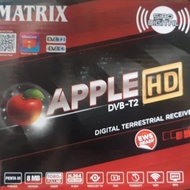set top box tv digital matrix apple merah Kolian 20 bj