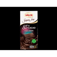 Valor 85% Cacao Supreme Dark Chocolate Sugar Free 100gr