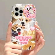 Good case 🔥COD🔥Cute Dog Clear Couples Phone Case Compatible For Samsung Galaxy A55 5G A50 A34 A54 A14 A53 A22 A71 A10S A32 A12 A04 A50s A51 A31 A21S A20S A30s A04E A52s A04s A23 A52 A03 A20 A13 A11 A03s A30 Soft TPU Transparent AirBag Phone Case