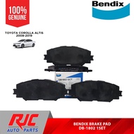 Bendix Db-1802gct Front Brake Pad For Toyota Corolla Altis , Vios , Yaris 2008-2019 1Set