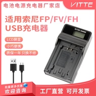 HX1 HX100V HX200 A230 A290 A390 Suitable for Sony NP-FH50 Battery Charger FV50