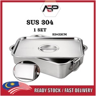Asp Extra thick Buffet Embossed Buffet Tray Set Buffet Food Tray Serving Tray Food Pan Kenduri Set C