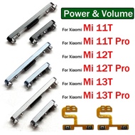 New Power Button Volume Side Button Key Flex Cable For Xiaomi Mi 11T 12T 13T Pro Replacement Parts