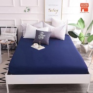 Hot Selling Cotton Bedsheet / Cadar Plain Color Single/Queen Kain Sejuk