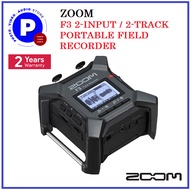 ZOOM F3 2-INPUT / 2-TRACK PORTABLE FIELD RECORDER