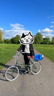 復古摺疊單車