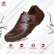 Sepatu Pantofel Pria Kulit Casual Slip On Loafers Pantovel Pantopel Acara Resmi Formal Fladeo Pesta