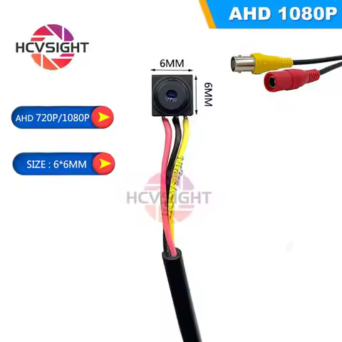 6X6MM Mini AHD Camera 1080P 720P CCTV Security Surveillance Video Camera For FPV HD AHD DVR CCTV Sys