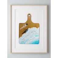 《Hide & Seek》  / Acyclic Paint On Wood Plate / Original Art Piece 1 And Only