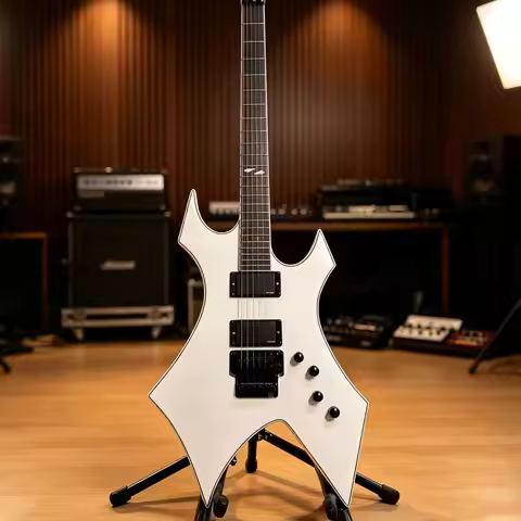 2026 Heat Sale Electric Guitar BC Rich Warlock White HH Pickup Mahogany Body Electric Guitar-Themed 
