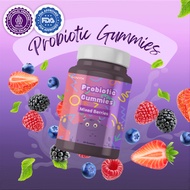 Qovita Probiotic Gummies 60pcs, For Improved Gut Health & Immune System, Chewable Supplement, 30 Day