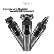 Abeni Alat Cukur Elektrik /Shaver/cukur jenggot Listrik Portable 3IN1 Upgrade kelabu