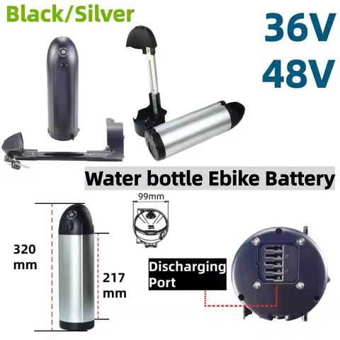 Water bottle Dolphin Ebike Battery Side Open 36V 8ah 10.4ah 11.6ah 12.8ah 14ah 48V 10ah for Water bo