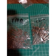 Glass fuse with fuse legs slow break fuse T3.15A T15A glass fuse